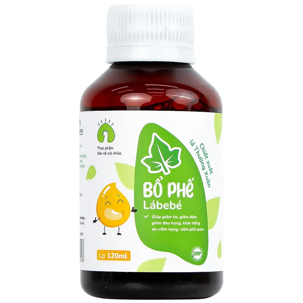 Hình ảnh Siro Bổ Phế Lábebé 120ml hỗ trợ bổ phế, giảm ho, giảm đờm, giảm đau họng