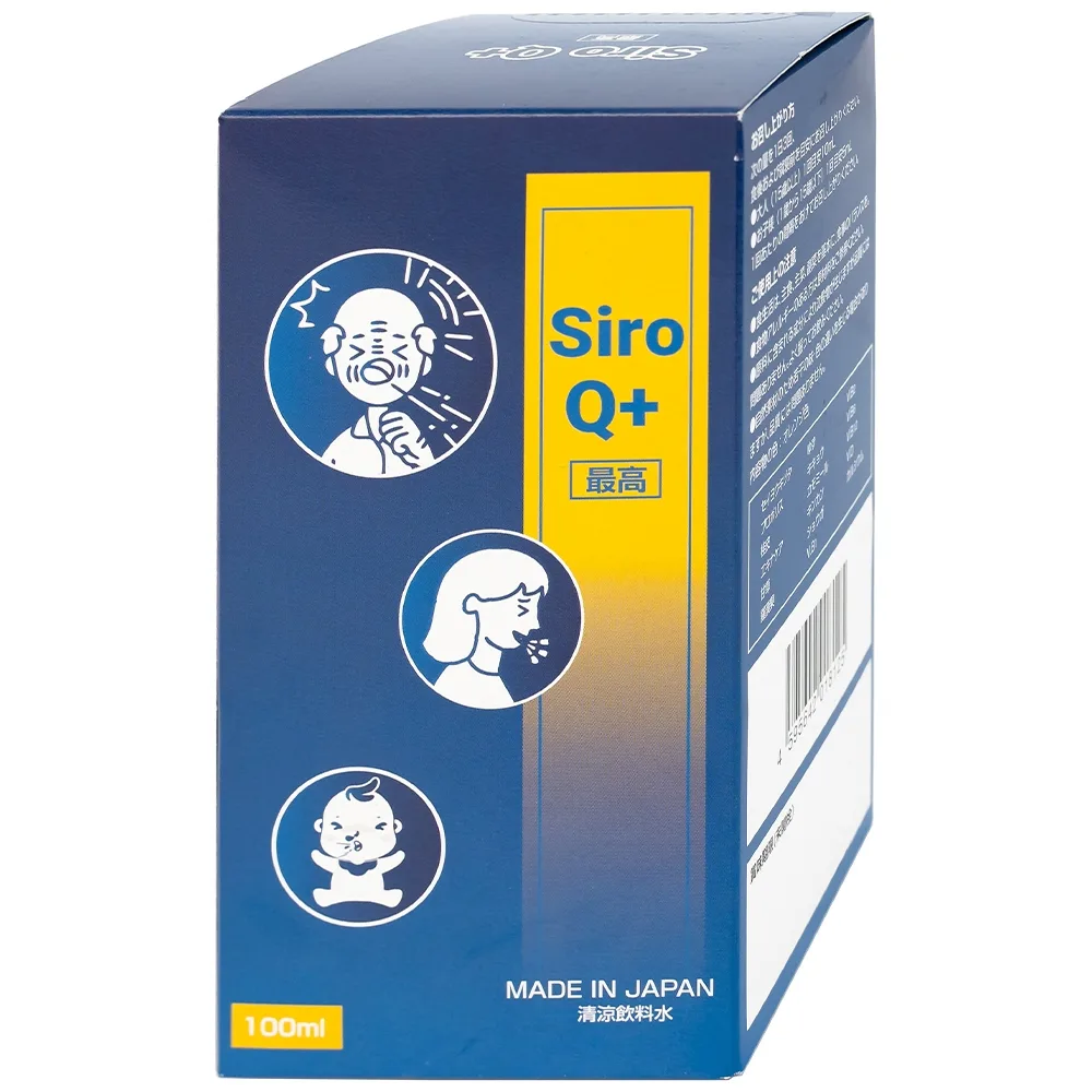 Hình ảnh Thực phẩm bảo vệ sức khỏe SIRO Q+ KenKo hỗ trợ đường hô hấp (100ml)