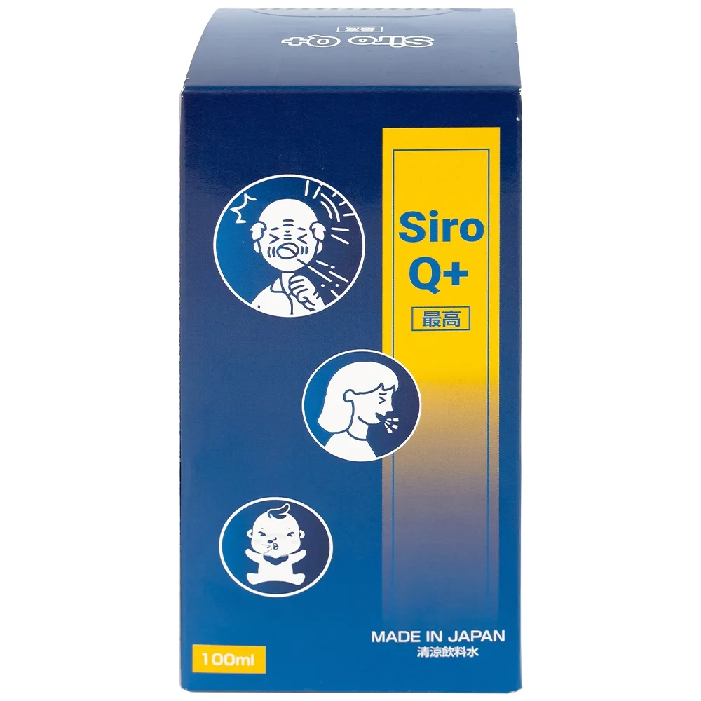 Hình ảnh Thực phẩm bảo vệ sức khỏe SIRO Q+ KenKo hỗ trợ đường hô hấp (100ml)