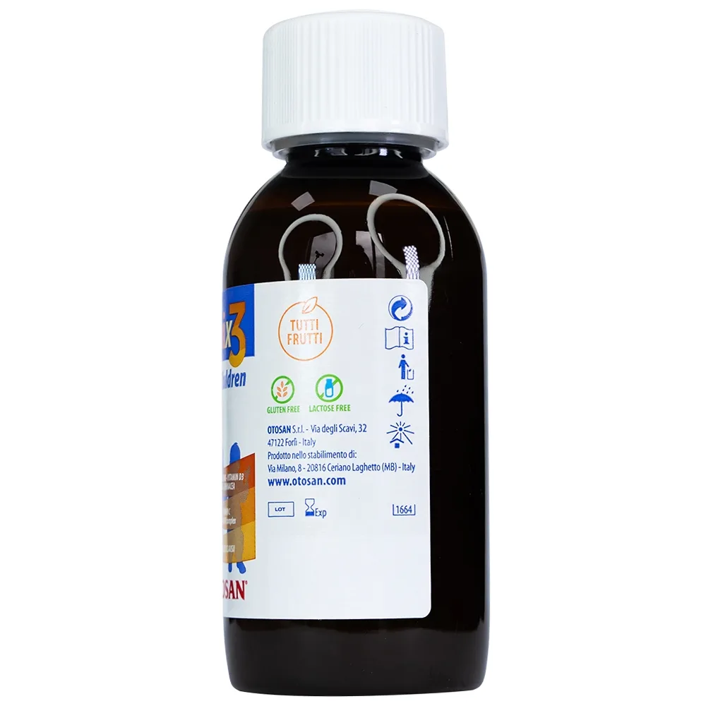 Hình ảnh Siro Immunix3 Children 150ml Otosan hỗ trợ tăng cường đề kháng, tăng cường sức khỏe
