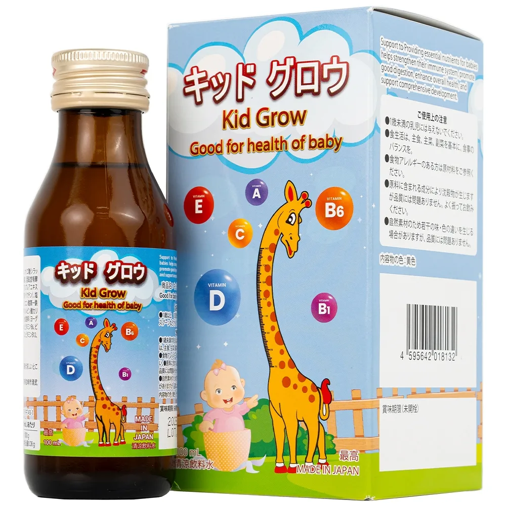 Hình ảnh Thực phẩm bảo vệ sức khỏe KID GROW Kenko tăng cường sức đề kháng và chiều cao cho trẻ