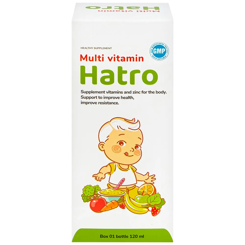 Hình ảnh Siro Multi Vitamin Hatro hỗ trợ tăng cường sức khỏe, nâng cao sức đề kháng (120ml) 