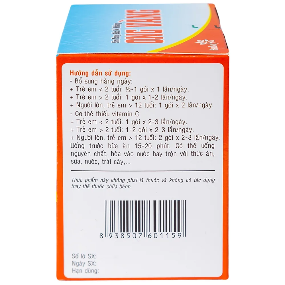 Hình ảnh Siro Ong Vàng tăng hỗ trợ tăng sức đề kháng, tăng miễn dịch (30 gói x 5ml)