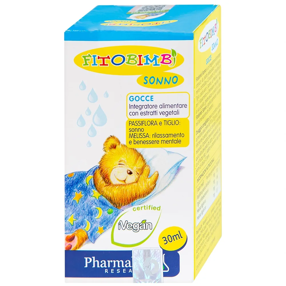 Hình ảnh Dung dịch Fitobimbi Sonno Pharmalife hỗ trợ cải thiện giấc ngủ (30ml)