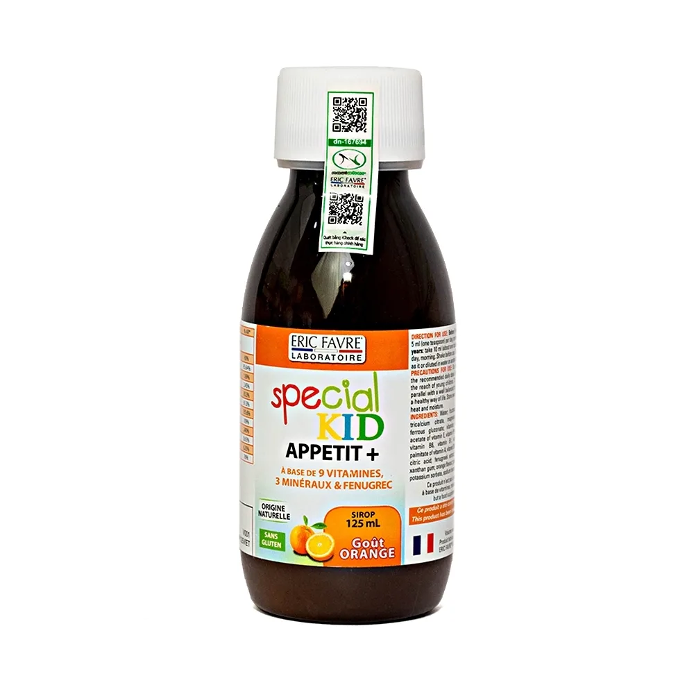 Hình ảnh Siro Special Kid Appeti+ bổ sung các vitamin và khoáng chất, hỗ trợ tiêu hóa tốt (125ml)