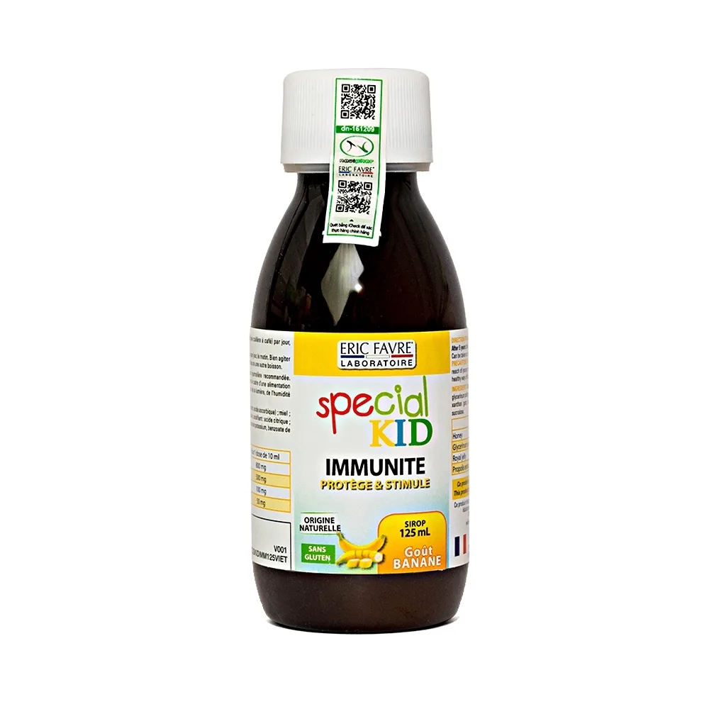Hình ảnh Siro Pecial Kid Immunite tăng cường sức đề kháng, giảm nguy cơ mắc các bệnh do nhiễm khuẩn (125ml)