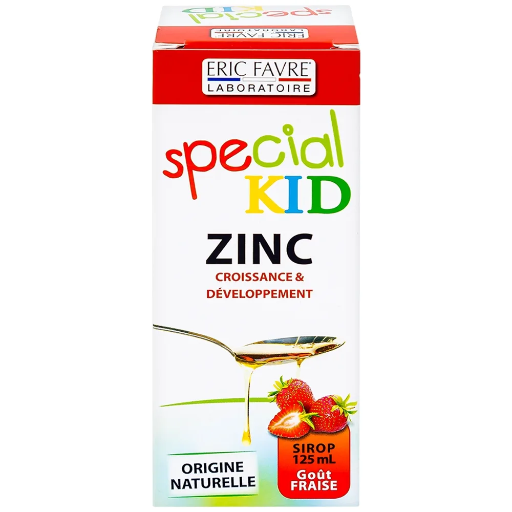 Hình ảnh Siro Special Kid Zinc Eric Favre Wellness bổ sung kẽm, hỗ trợ tăng sức đề kháng cho trẻ (125ml)