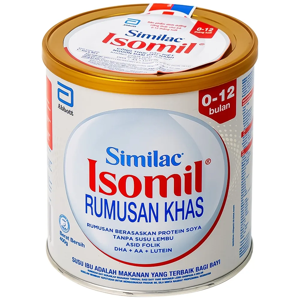 Hình ảnh Sữa bột Similac Isomil Abbott bổ sung dinh dưỡng cho trẻ 0 - 12 tháng (400g)