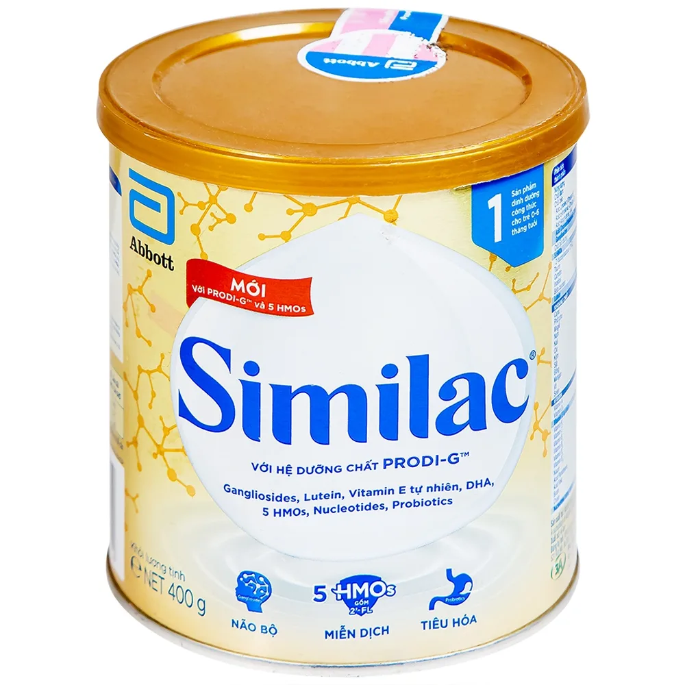 Hình ảnh Sữa bột Similac 1 Abbott bổ sung dinh dưỡng cho trẻ 0 - 6 tháng (400g)