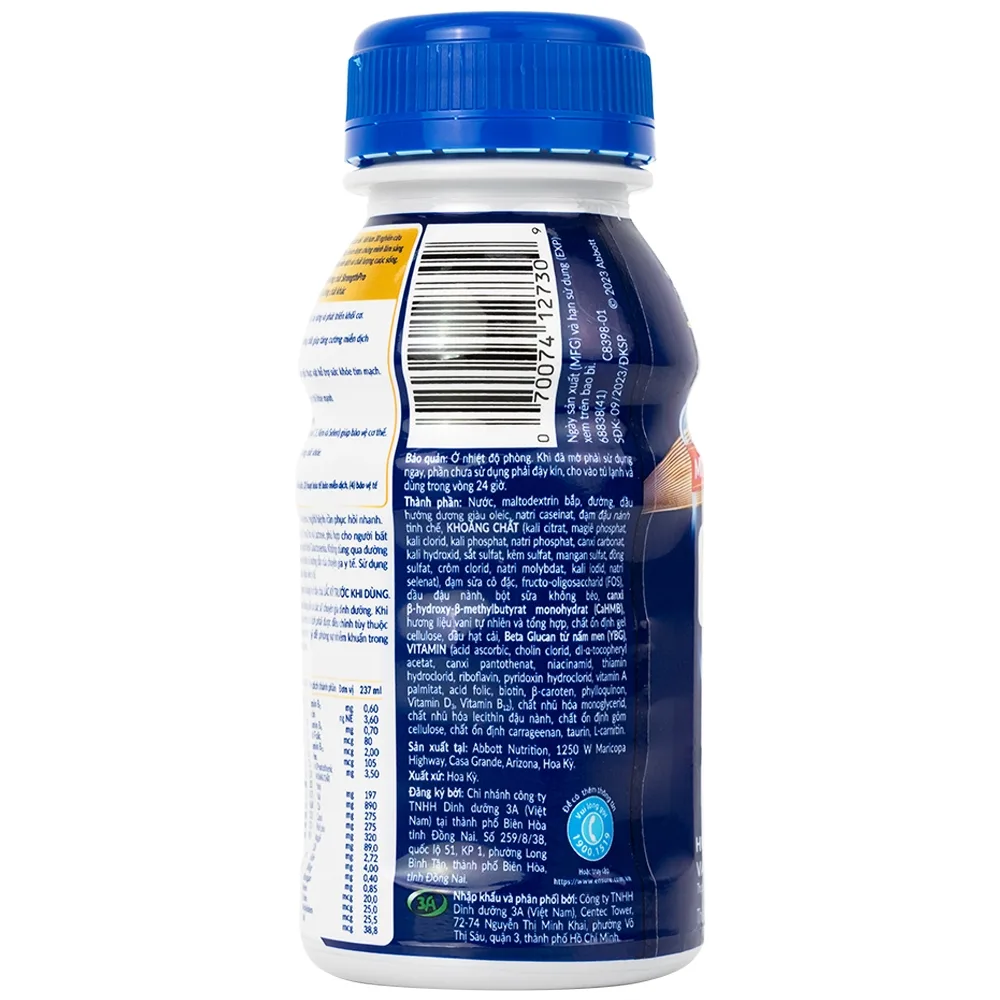 Hình ảnh Sữa Ensure Gold StrengthPro hương vani 237ml Abbott tăng cường sức khỏe, tăng cường miễn dịch