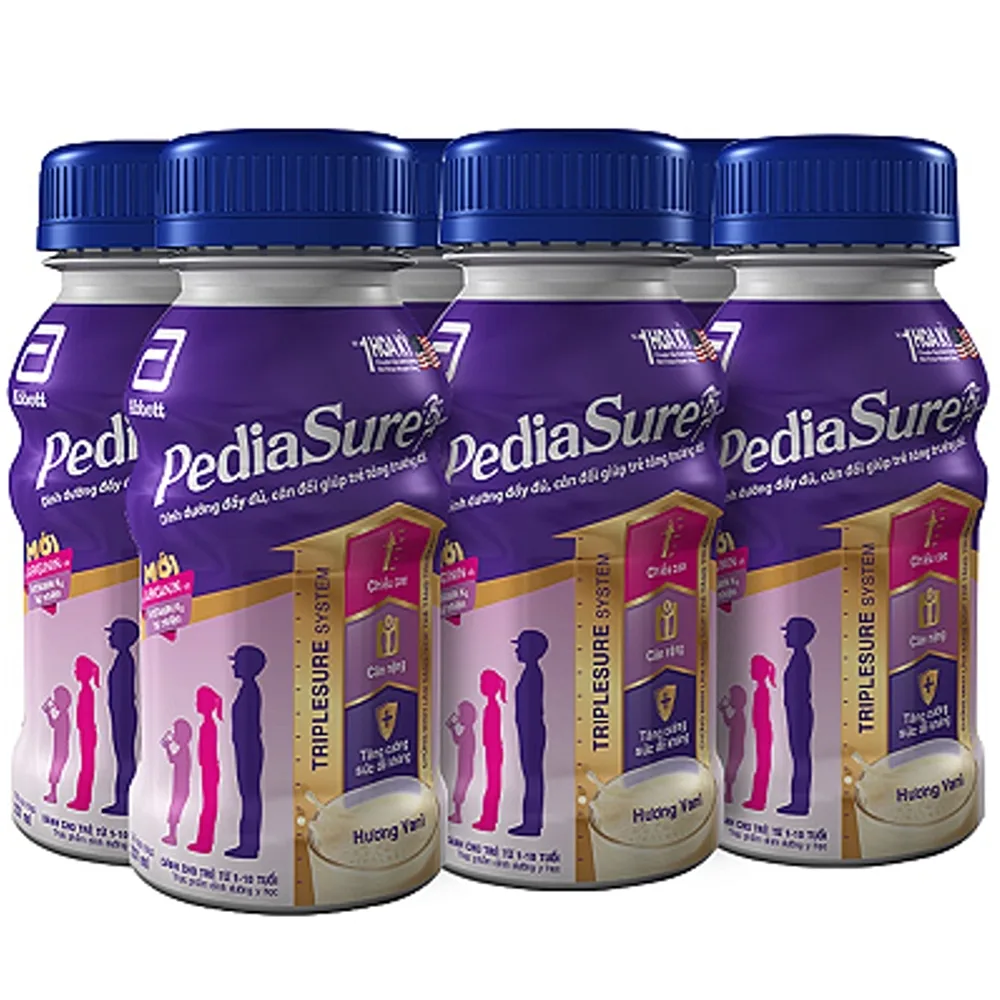 Hình ảnh Sữa PediaSure Abbott hương vani bổ sung dinh dưỡng cho bé từ 1-10 tuổi (237ml)