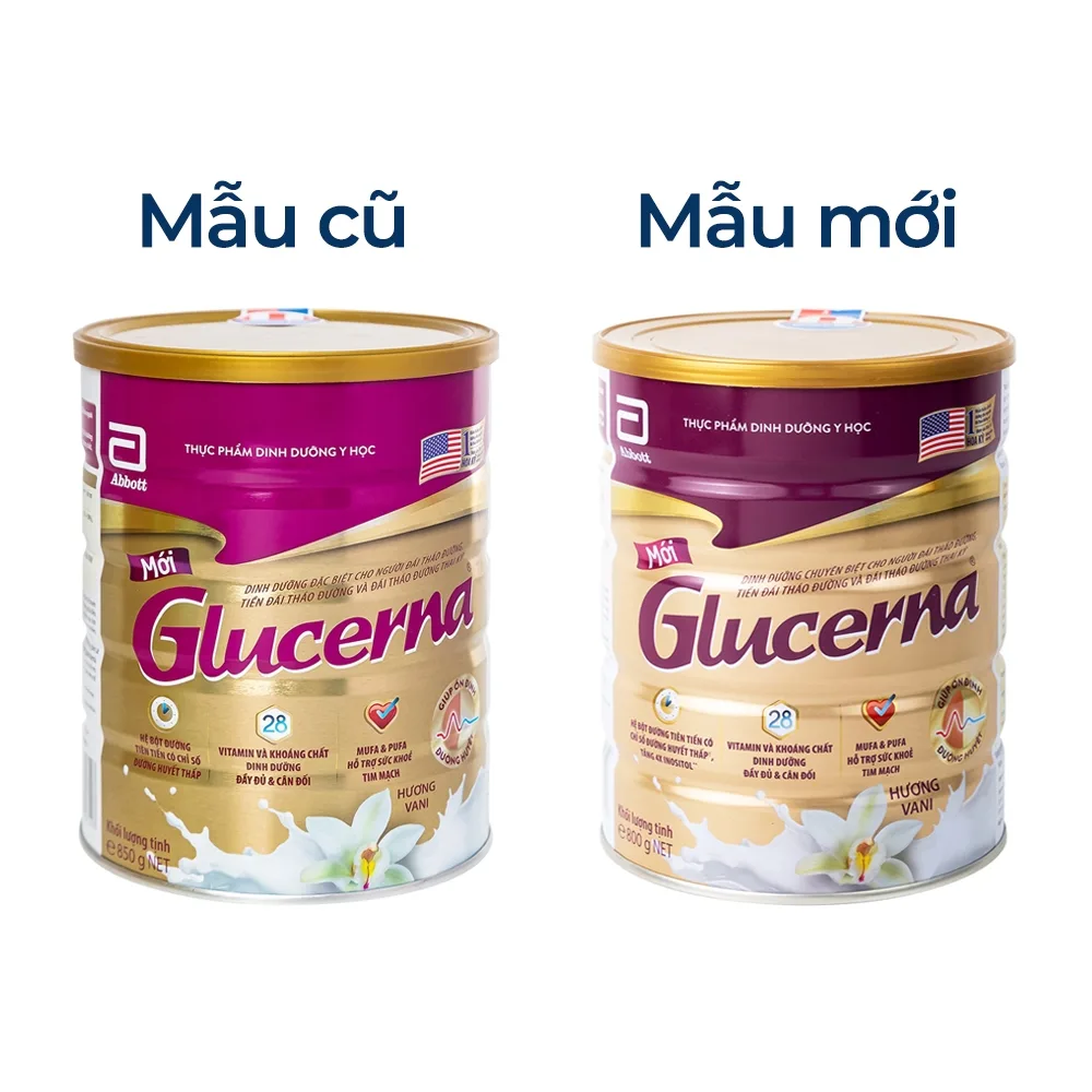 Hình ảnh Sữa bột Glucerna Abbott bổ sung dinh dưỡng đặc biệt cho người đái tháo đường (800g)