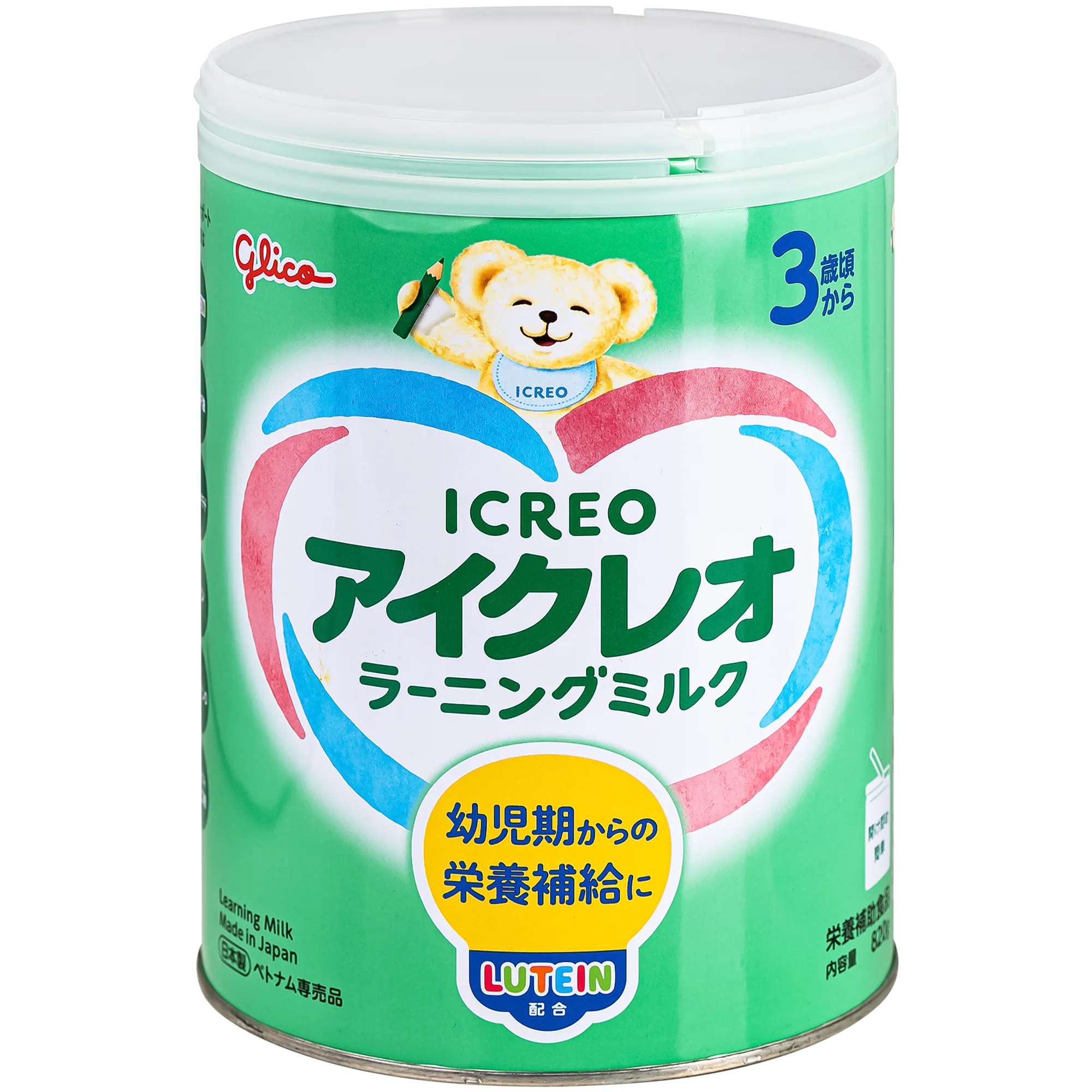 Hình ảnh Sữa cho trẻ từ 3 tuổi Icreo Learning Milk Glico (820g)