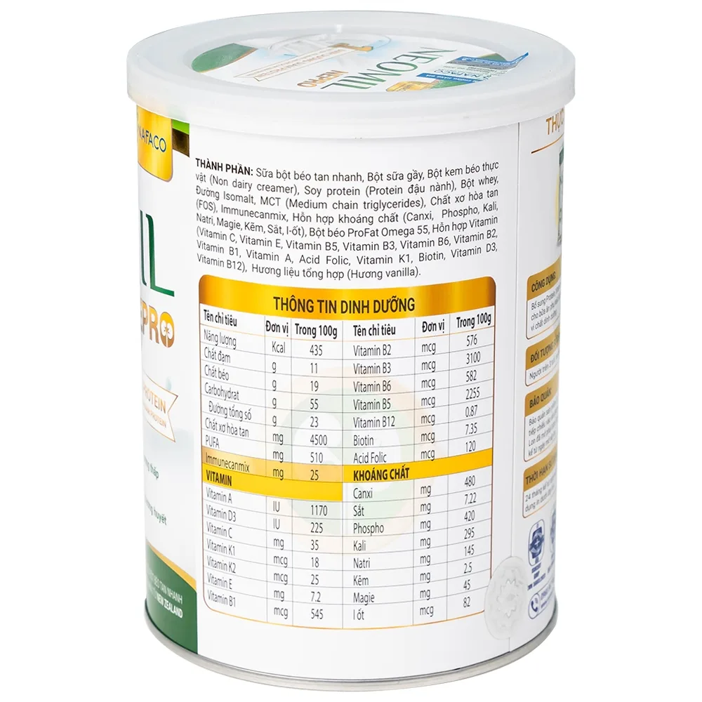 Hình ảnh Sữa bột Neomil Nepro 400g Nafaco dùng cho người bệnh đái tháo đường 
