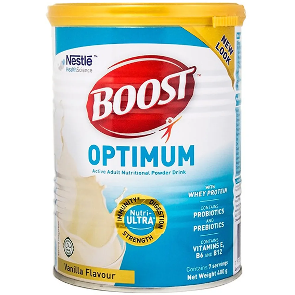 Hình ảnh Sữa Boost Optimum Nestlé bổ sung vitamin, khoáng chất cho cơ thể (400g)