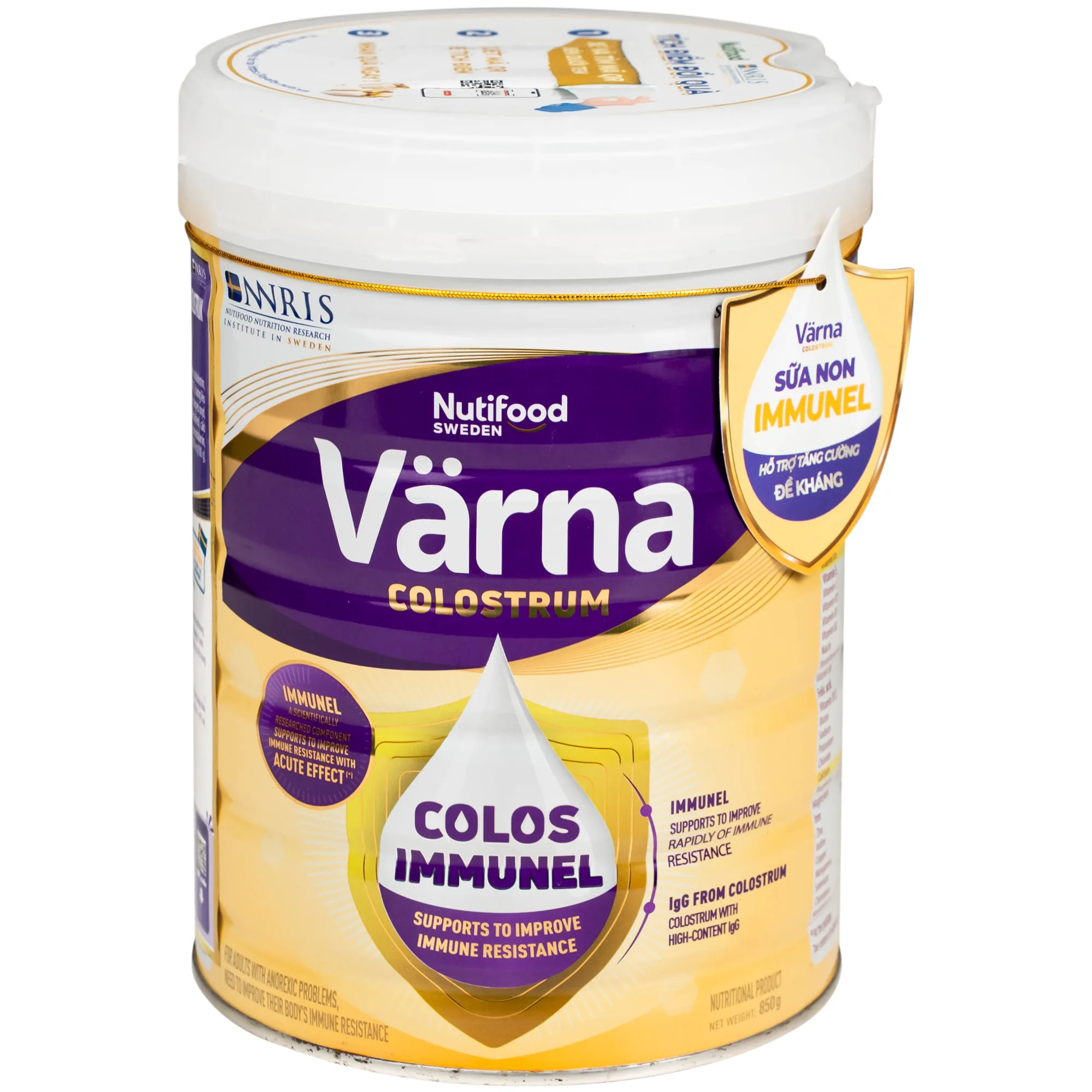 Hình ảnh Sữa hỗ trợ tăng đề kháng Nutifood Varna Colostrum (850g)