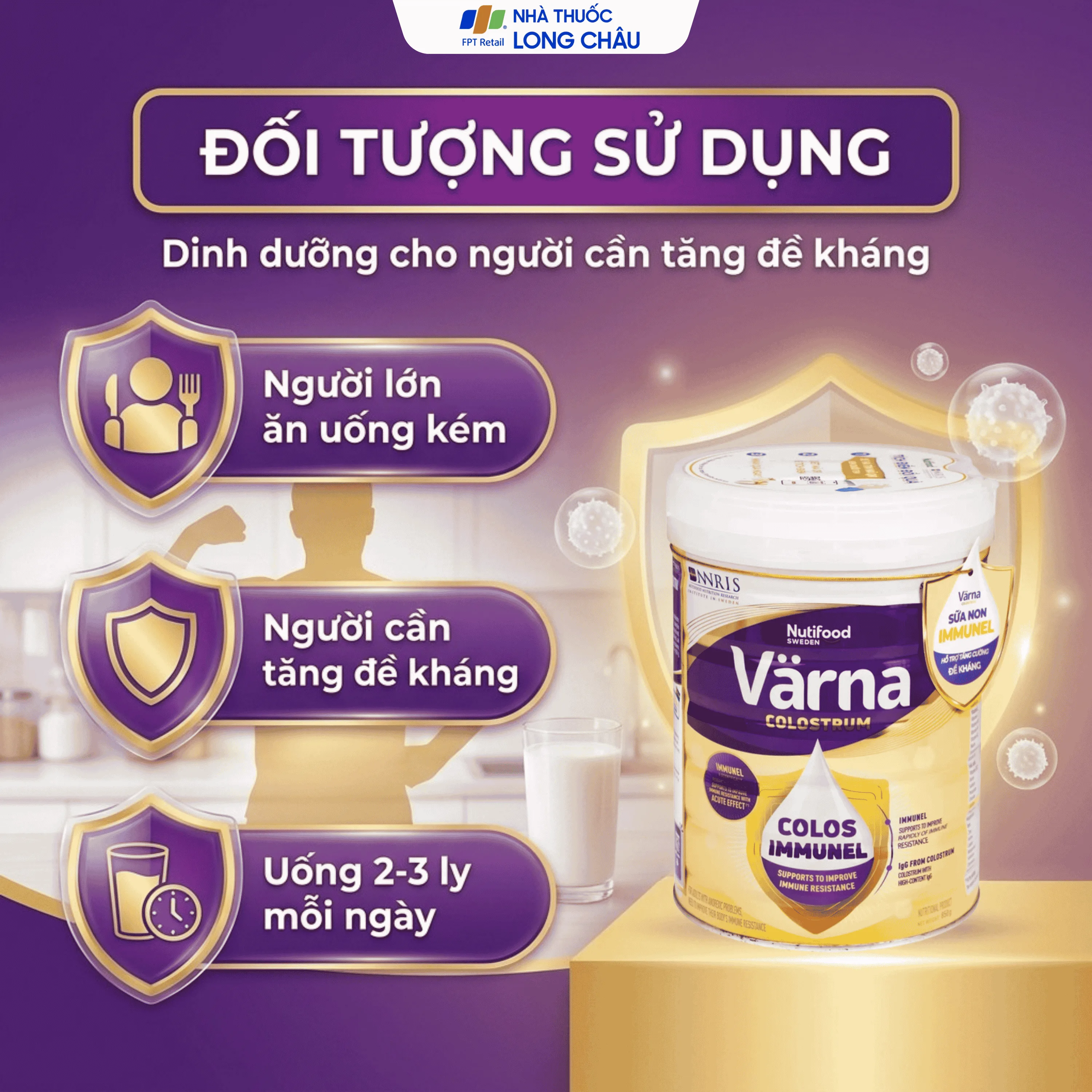 Hình ảnh Sữa hỗ trợ tăng đề kháng Nutifood Varna Colostrum (850g)