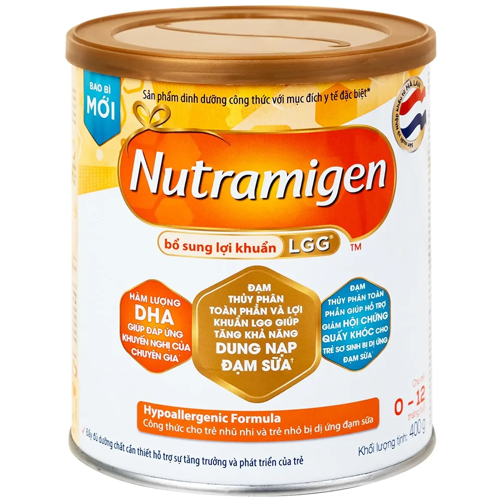 Hình ảnh Sữa Nutramigen A+ LGG Mead Johnson bổ sung dinh dưỡng cho trẻ dị ứng với đạm sữa (400g)