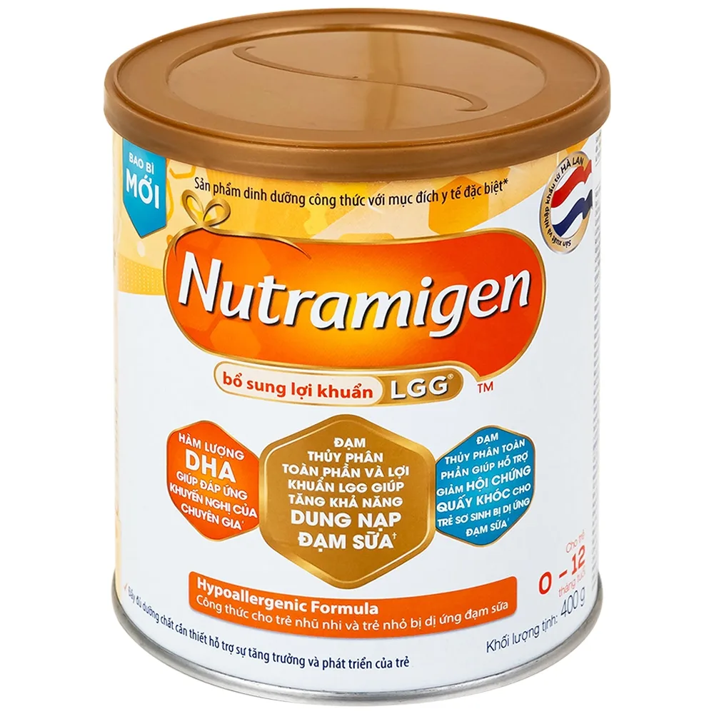 Hình ảnh Sữa Nutramigen A+ LGG Mead Johnson bổ sung dinh dưỡng cho trẻ dị ứng với đạm sữa (400g)