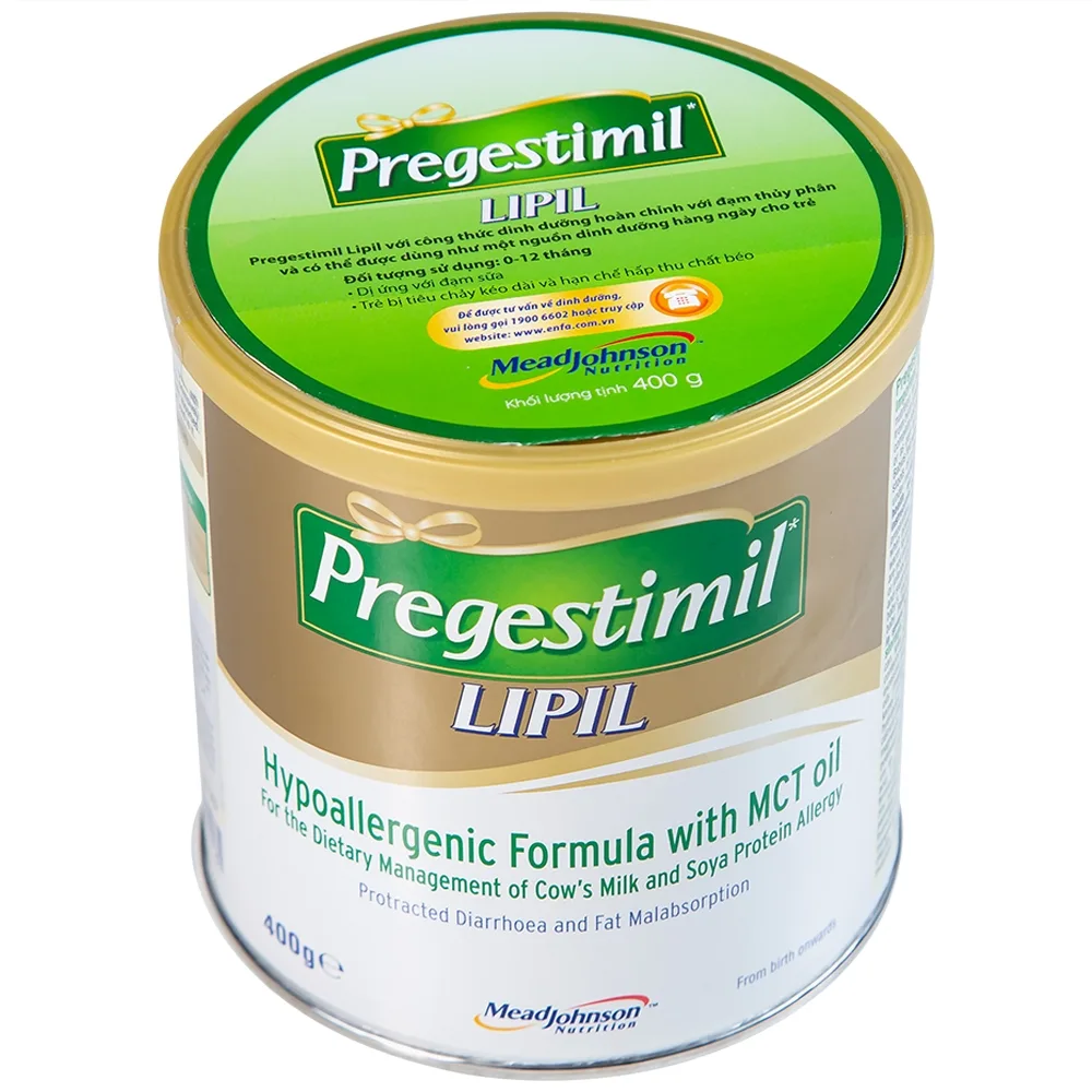 Hình ảnh Sữa Pregestimil Lipil Mead Johnson bổ sung dinh dưỡng hàng ngày cho trẻ (400g)
