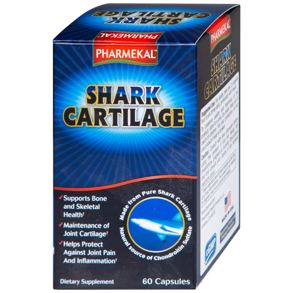 Hình ảnh Viên uống Shark Cartilage Pharmekal giúp phục hồi và tái tạo mô sụn khớp (60 viên)