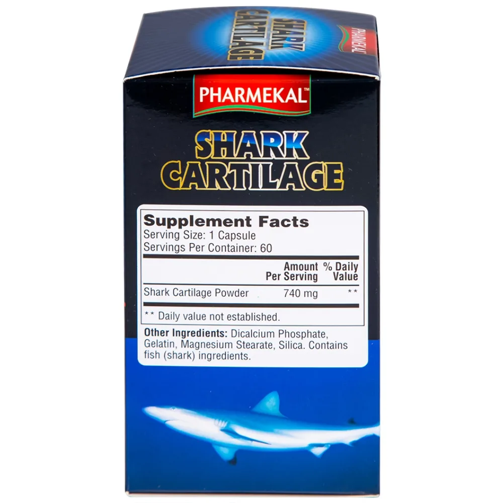 Hình ảnh Viên uống Shark Cartilage Pharmekal giúp phục hồi và tái tạo mô sụn khớp (60 viên)