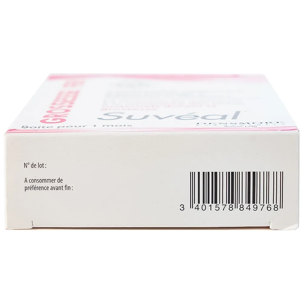 Hình ảnh Viên uống Suvéal Grossesse Fer Densmore bổ sung Omega 3, DHA, Vitamin, khoáng chất (2 vỉ x 15 viên)