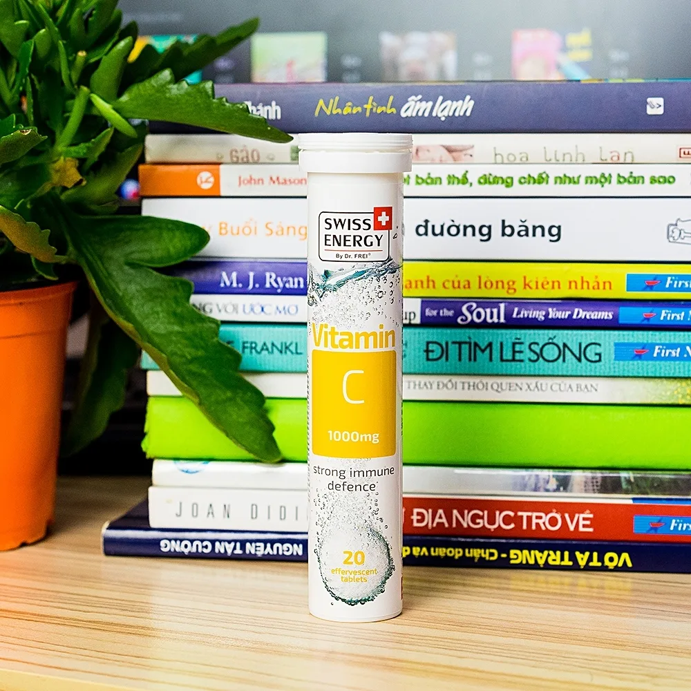 Hình ảnh Viên sủi Vitamin C 1000mg Swiss Energy tăng cường khả năng miễn dịch và giảm quá trình lão hóa (20 viên)