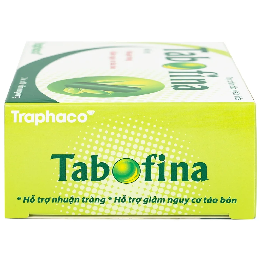 Hình ảnh Viên uống Tabofina Traphaco hỗ trợ nhuận tràng, giảm nguy cơ táo bón (3 vỉ x 10 viên)