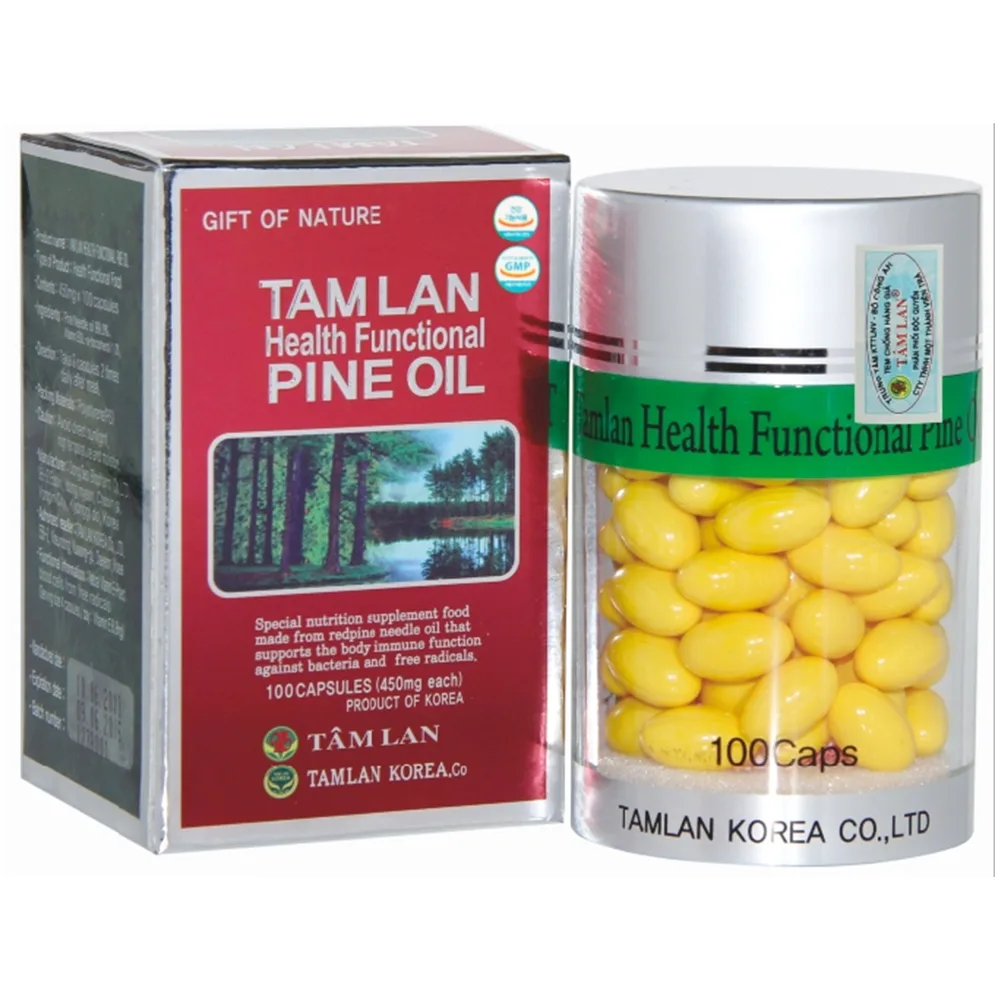 Hình ảnh Viên uống Tamlan Health Functional Pine Oil tăng cường chức năng gan (100 viên)
