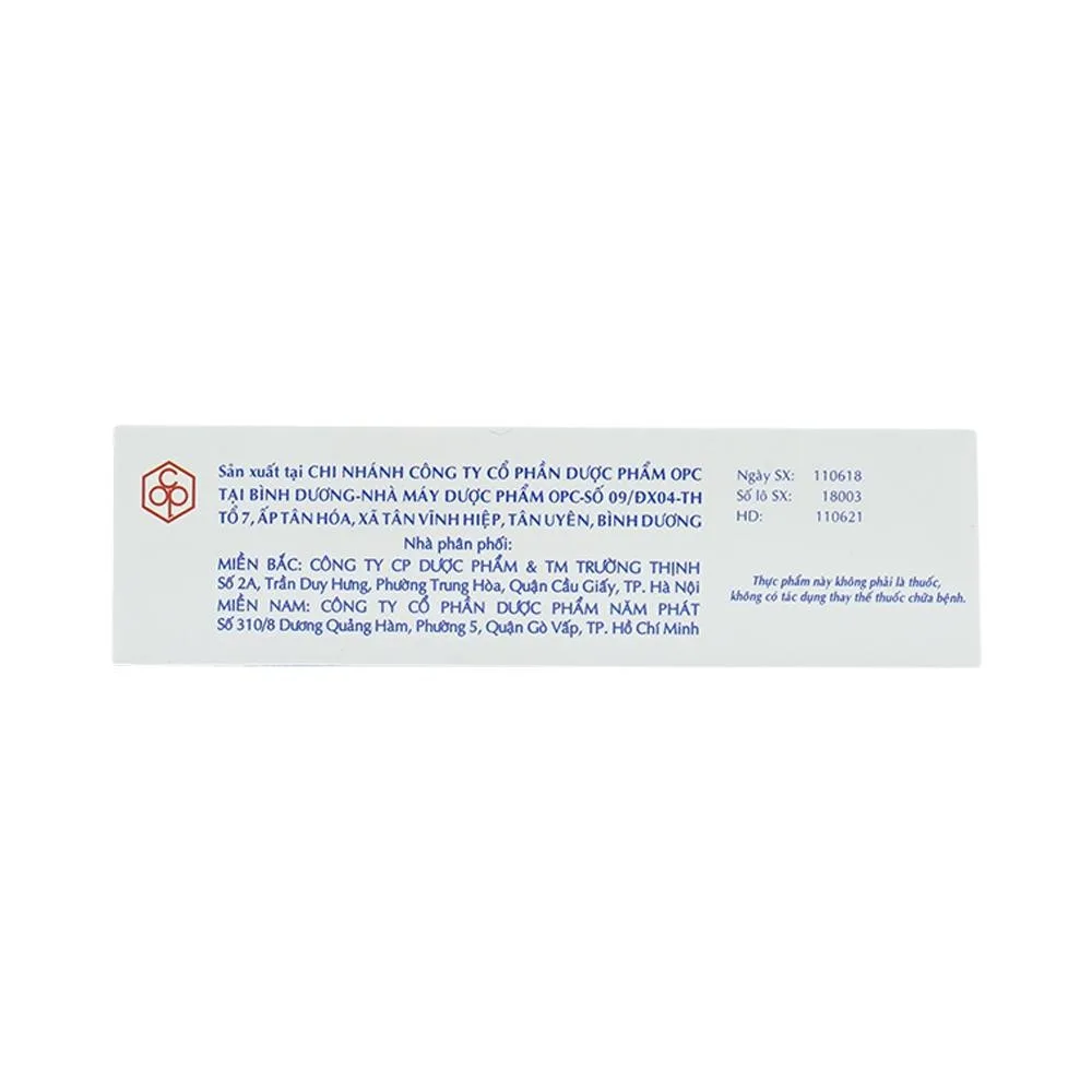 Hình ảnh Viên uống Taurine Vita 500mg OPC hỗ trợ hoàn thiện chức năng thần kinh của não và mắt (30 viên)