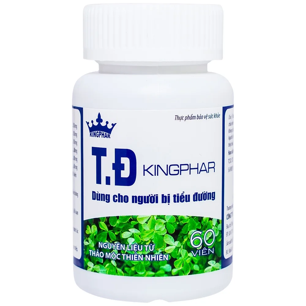 Hình ảnh Viên uống T.Đ Kingphar dùng cho người bị tiểu đường (60 viên)