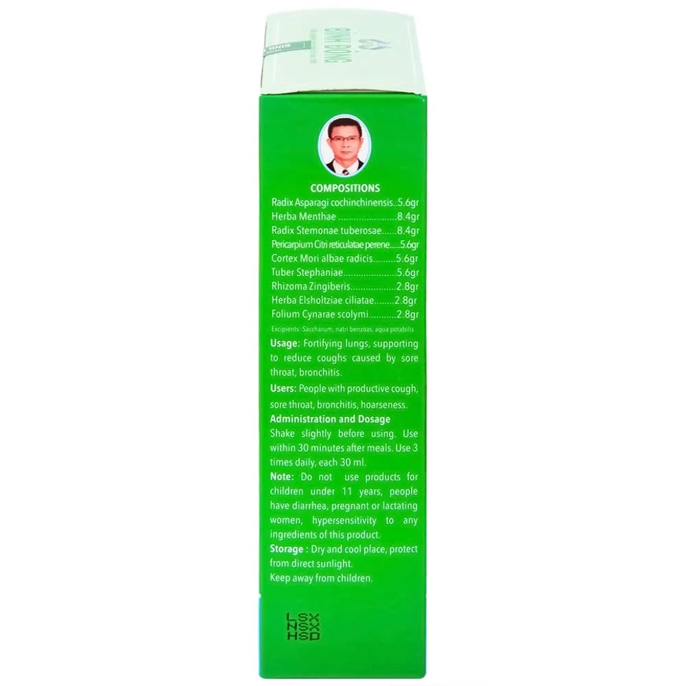 Hình ảnh Dung dịch Thiên Môn Bổ Phổi Bình Đông giúp giảm ho, bổ phổi (280ml)