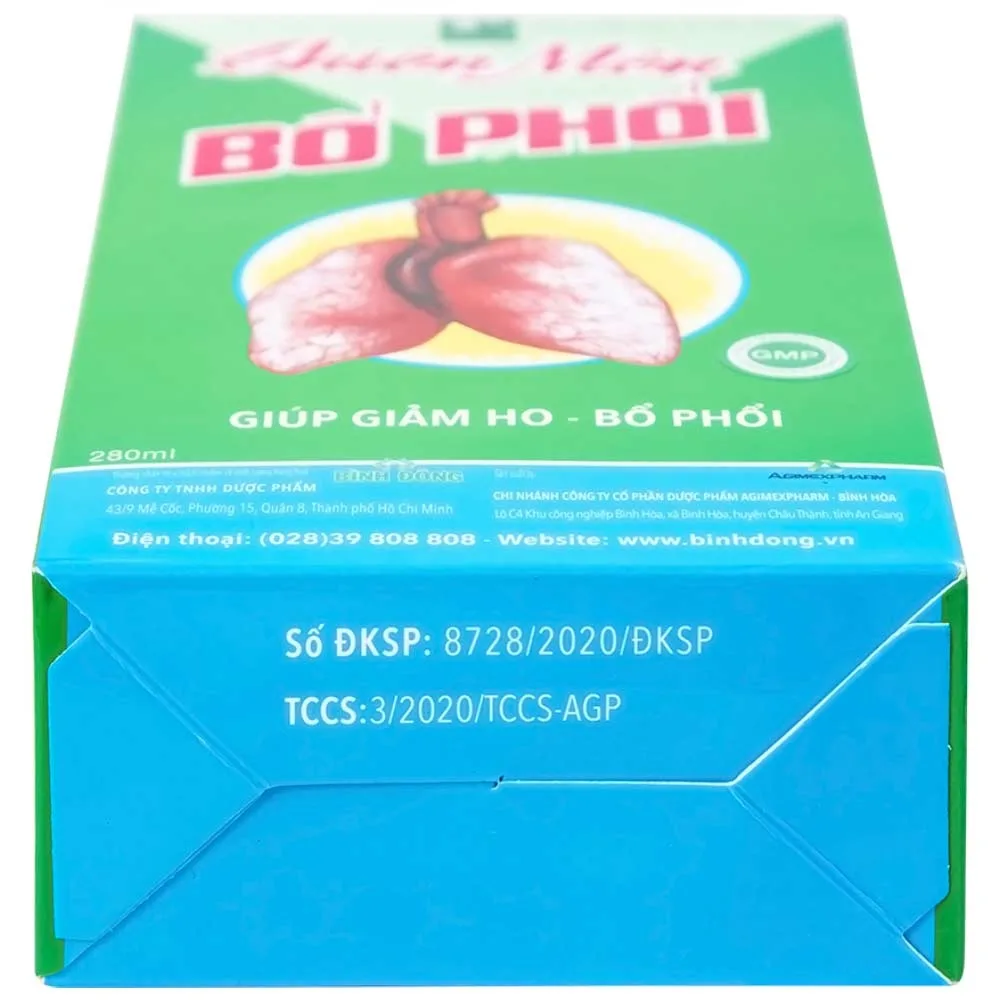 Hình ảnh Dung dịch Thiên Môn Bổ Phổi Bình Đông giúp giảm ho, bổ phổi (280ml)
