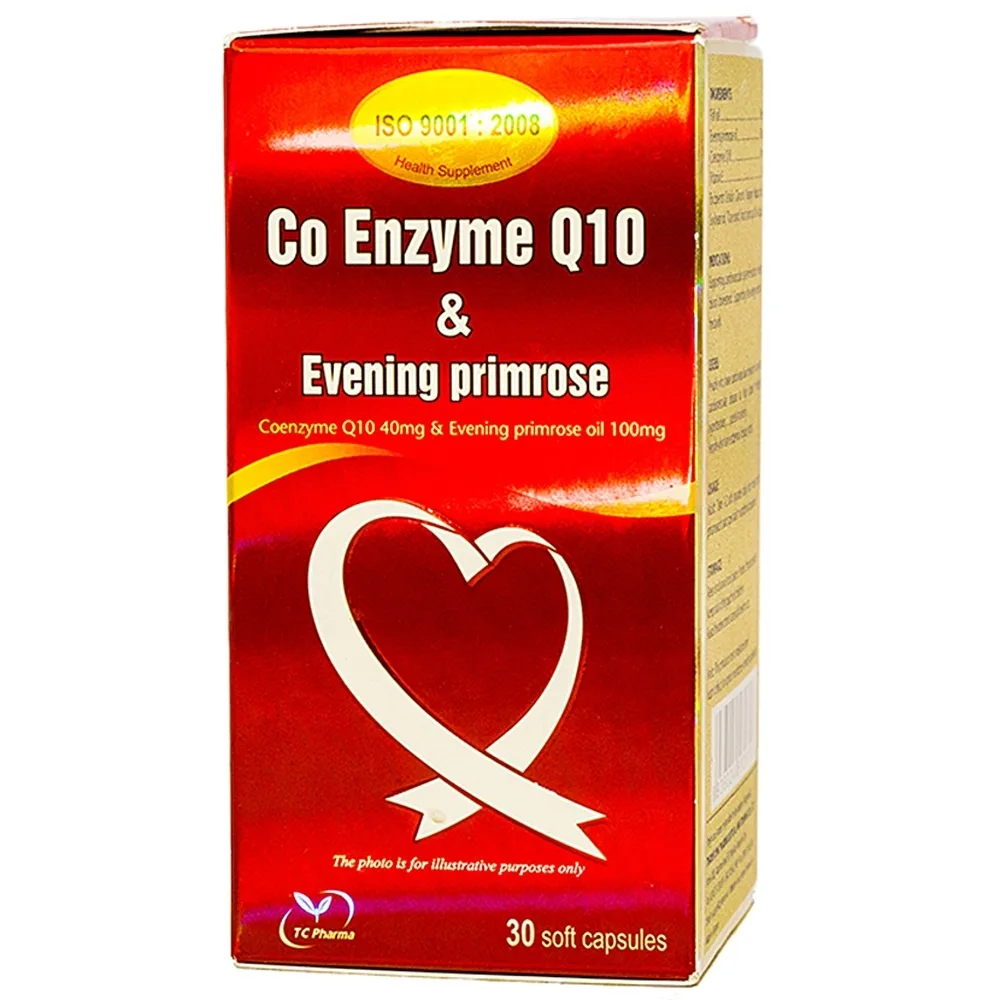 Hình ảnh Viên uống Co Enzyme Q10 & Evening primrose Thành Công hỗ trợ chức năng tim mạch (30 viên)