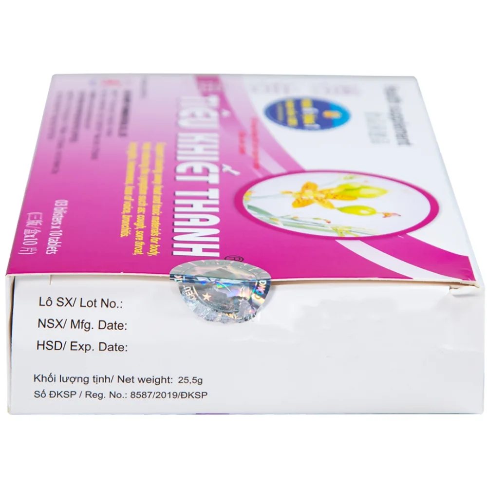 Hình ảnh Viên uống Tiêu Khiết Thanh Á Âu hỗ trợ thanh nhiệt giải độc cho cơ thể (3 vỉ x 10 viên)