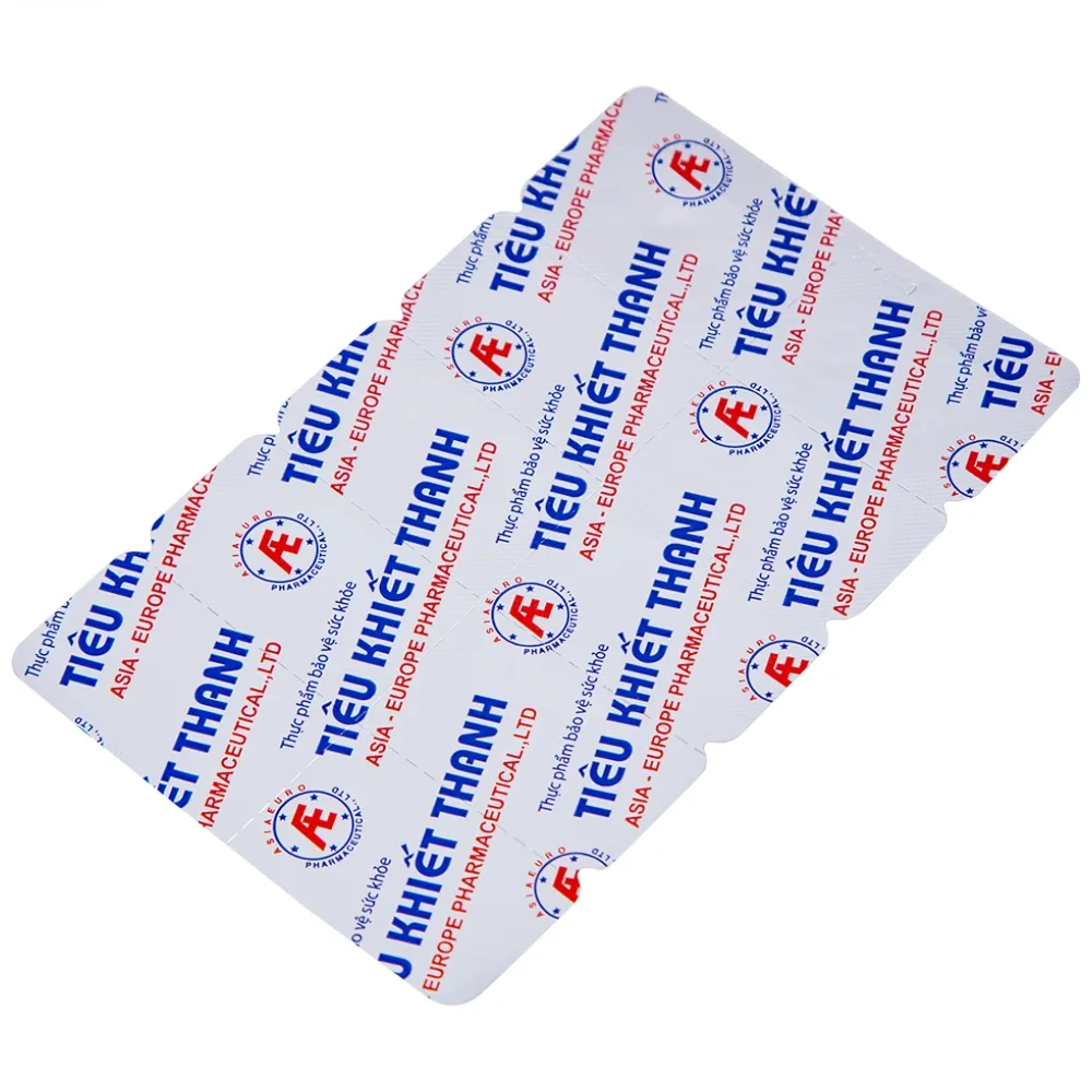 Hình ảnh Viên uống Tiêu Khiết Thanh Á Âu hỗ trợ thanh nhiệt giải độc cho cơ thể (3 vỉ x 10 viên)
