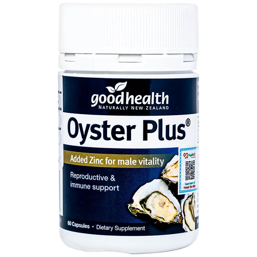 Hình ảnh Viên uống Oyster Plus Goodhealth hỗ trợ tăng cường sinh lực, tăng cường đề kháng cho nam giới (60 viên)
