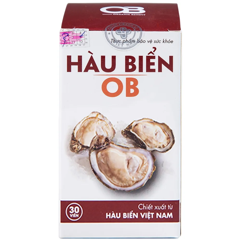 Hình ảnh Tinh chất hàu biển OB Phil Inter Pharma hỗ trợ tăng cường sinh lực, cải thiện sinh lý nam (30 viên)