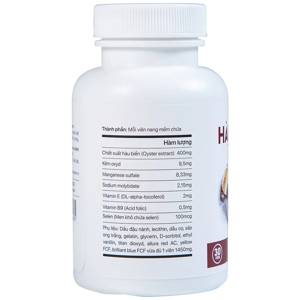 Hình ảnh Tinh chất hàu biển OB Phil Inter Pharma hỗ trợ tăng cường sinh lực, cải thiện sinh lý nam (30 viên)