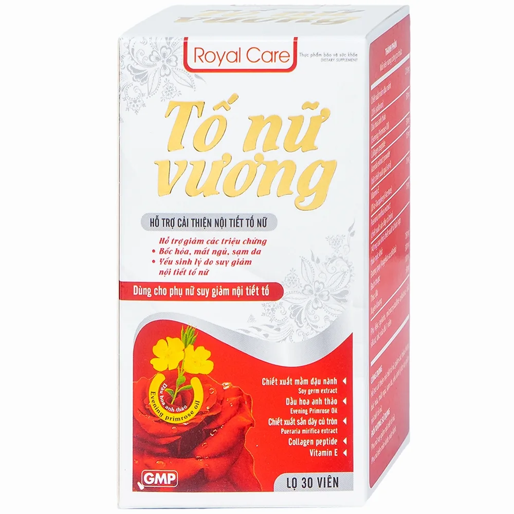 Hình ảnh Viên uống Tố Nữ Vương Royal Care hỗ trợ cải thiện nội tiết tố nữ (30 viên)