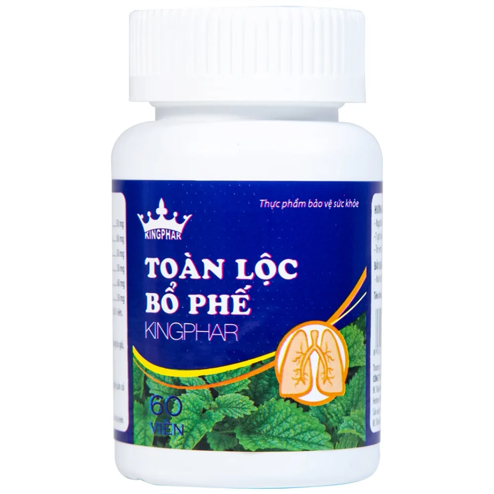 Hình ảnh Viên uống Toàn Lộc Bổ Phế Kingphar giúp thanh nhiệt, nhuận phế (60 viên)