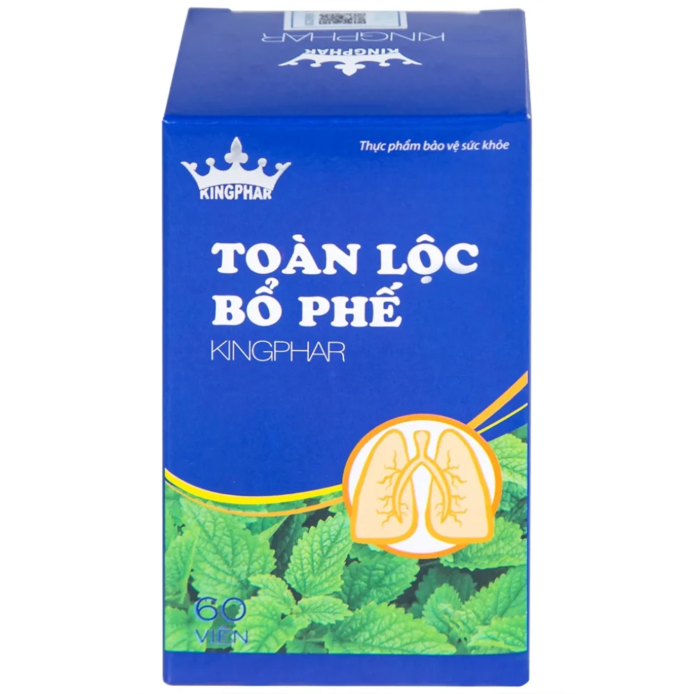 Hình ảnh Viên uống Toàn Lộc Bổ Phế Kingphar giúp thanh nhiệt, nhuận phế (60 viên)