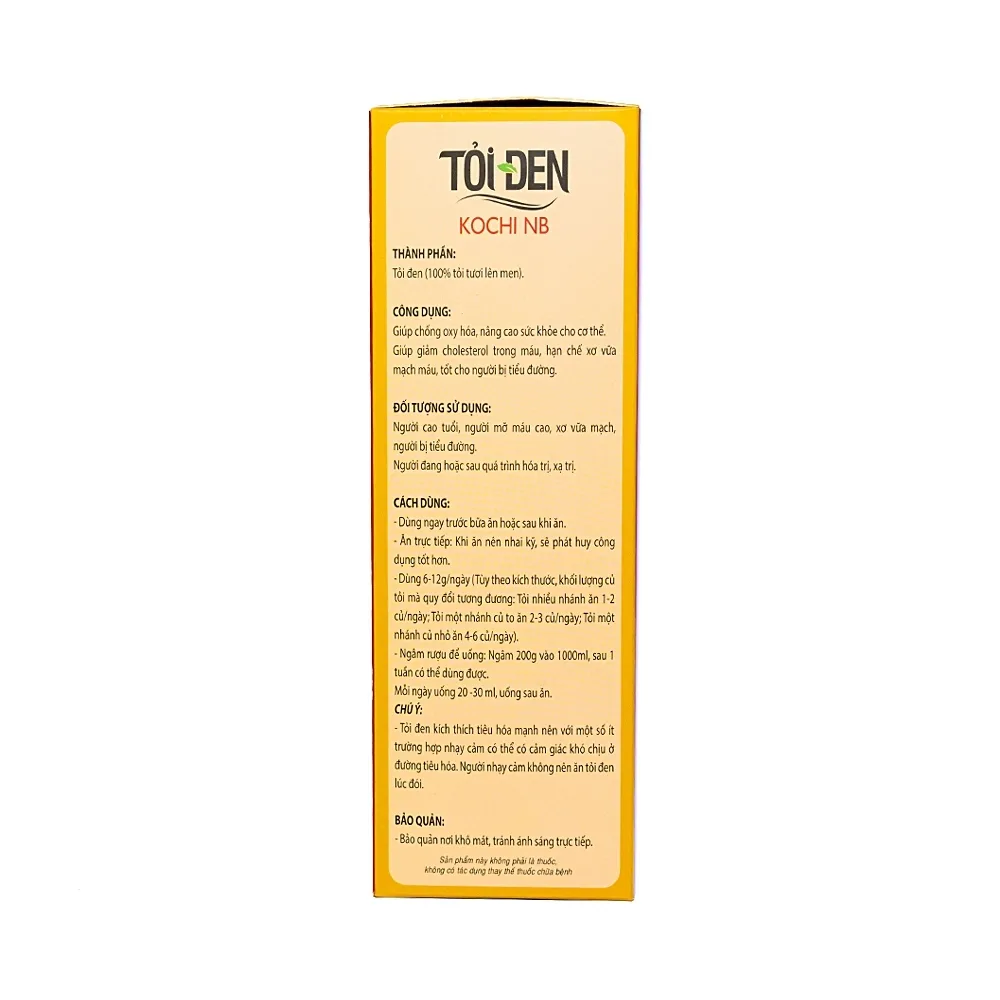Hình ảnh Tỏi Đen Kochi NB giúp chống oxy hóa, nâng cao sức khỏe cho cơ thể (150g)