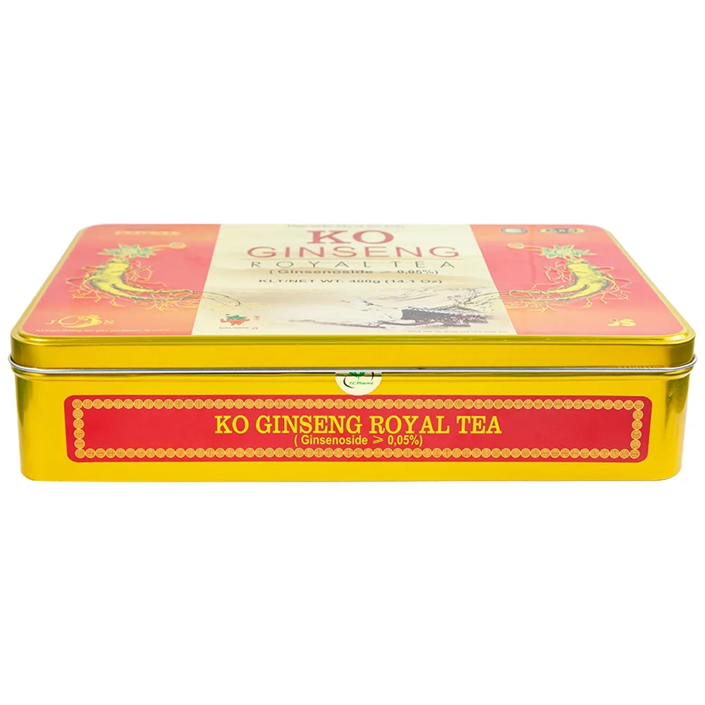 Hình ảnh Trà nhân sâm KO Ginseng Royal Tea tăng cường sức khỏe, nâng cao sức đề kháng (10 hộp lẻ x 10 gói x 400g)