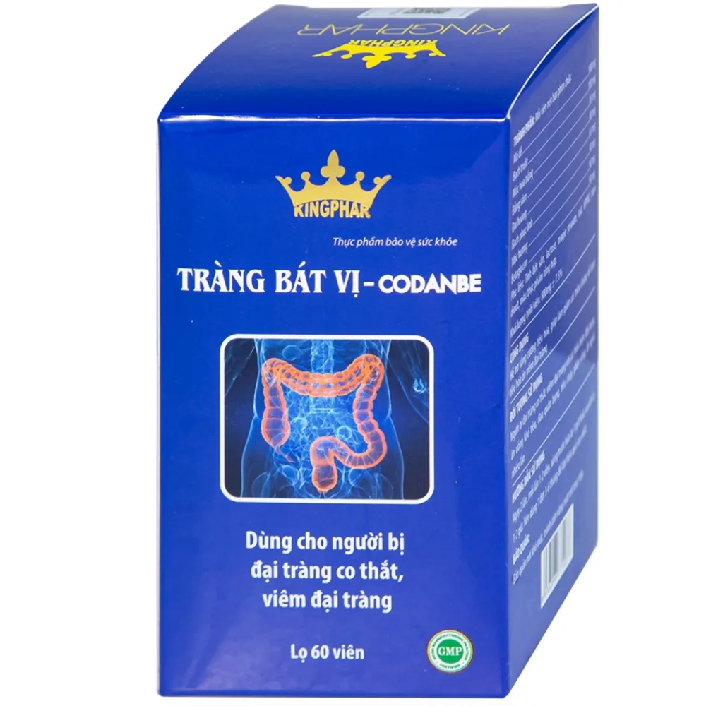 Hình ảnh Viên uống Tràng Bát Vị-Codanbe Kingphar dùng cho người bị đại tràng co thắt, viêm đại tràng (60 viên)