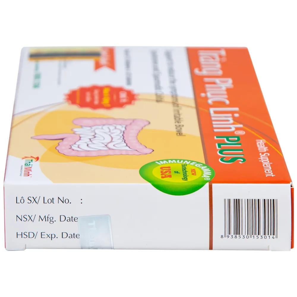 Hình ảnh Viên uống Tràng Phục Linh Plus Thái Minh hỗ trợ giảm các triệu chứng của hội chứng ruột (2 vỉ x 10 viên)