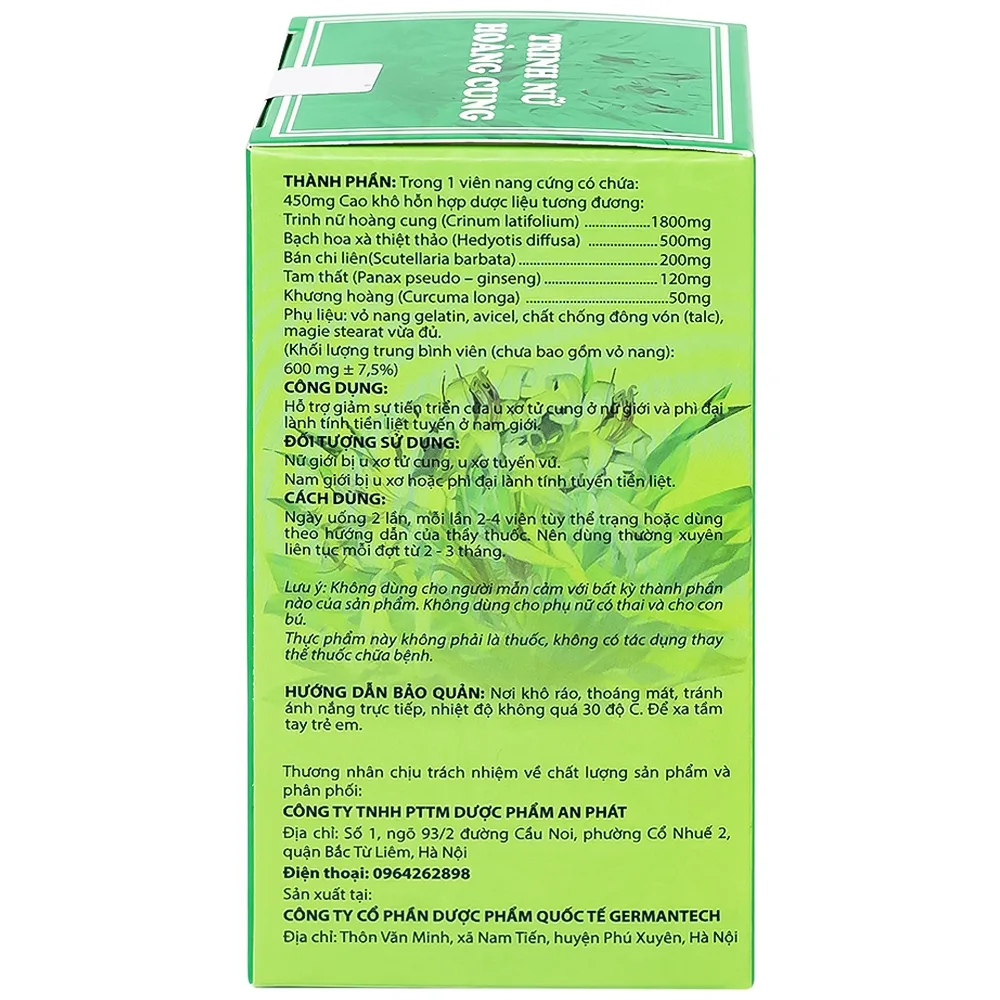 Hình ảnh Viên uống Trinh Nữ Hoàng Cung Dolexphar hỗ trợ giảm sự tiến triển của u xơ tử cung (60 viên)