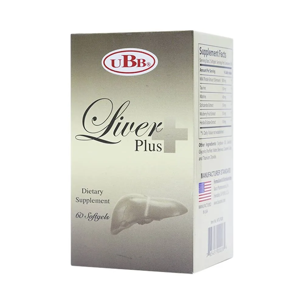 Hình ảnh Viên uống Liver Plus UBB tăng cường chức năng gan, bảo vệ tế bào gan (60 viên) 