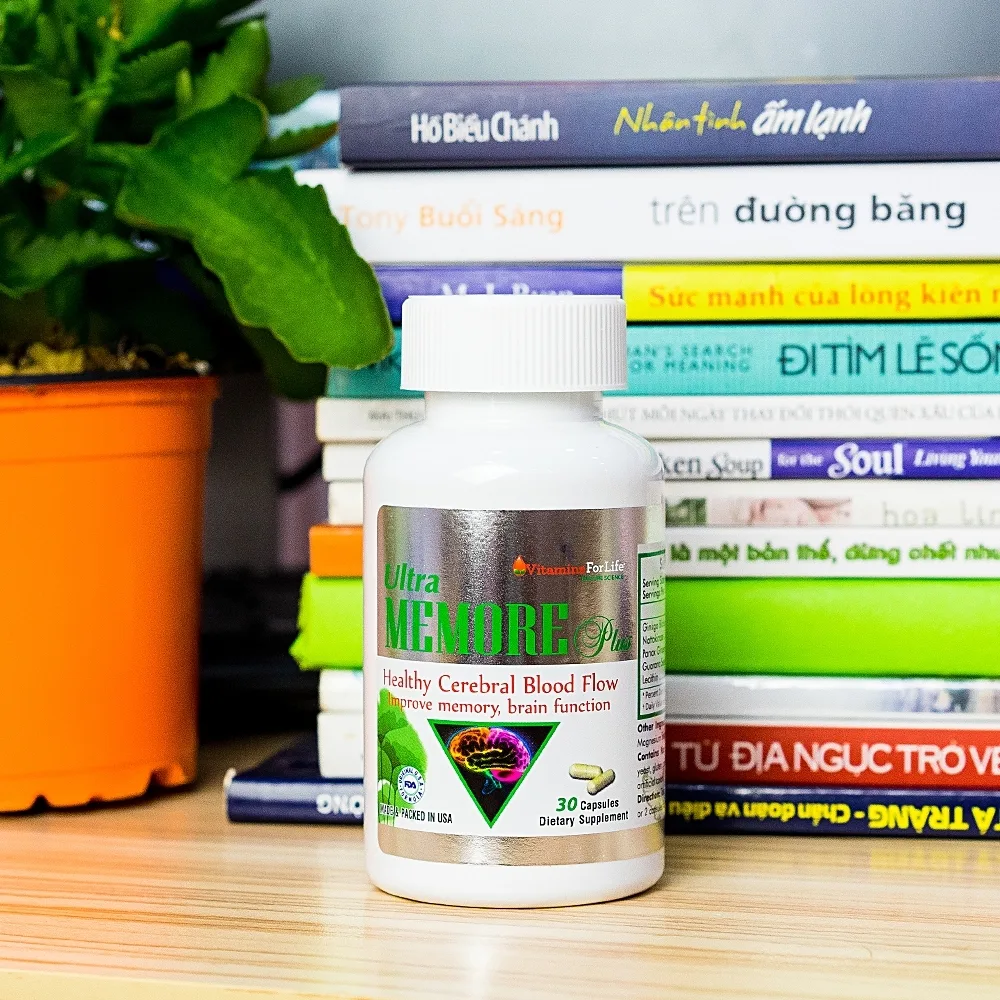 Hình ảnh Viên uống Ultra Memore Plus Vitamins For Life hỗ trợ tăng cường hoạt động tuần hoàn não (30 viên)